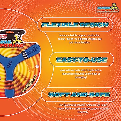 Duncan Toys Indoor Booma, Boomerang Toy Varying Colors #TOP2