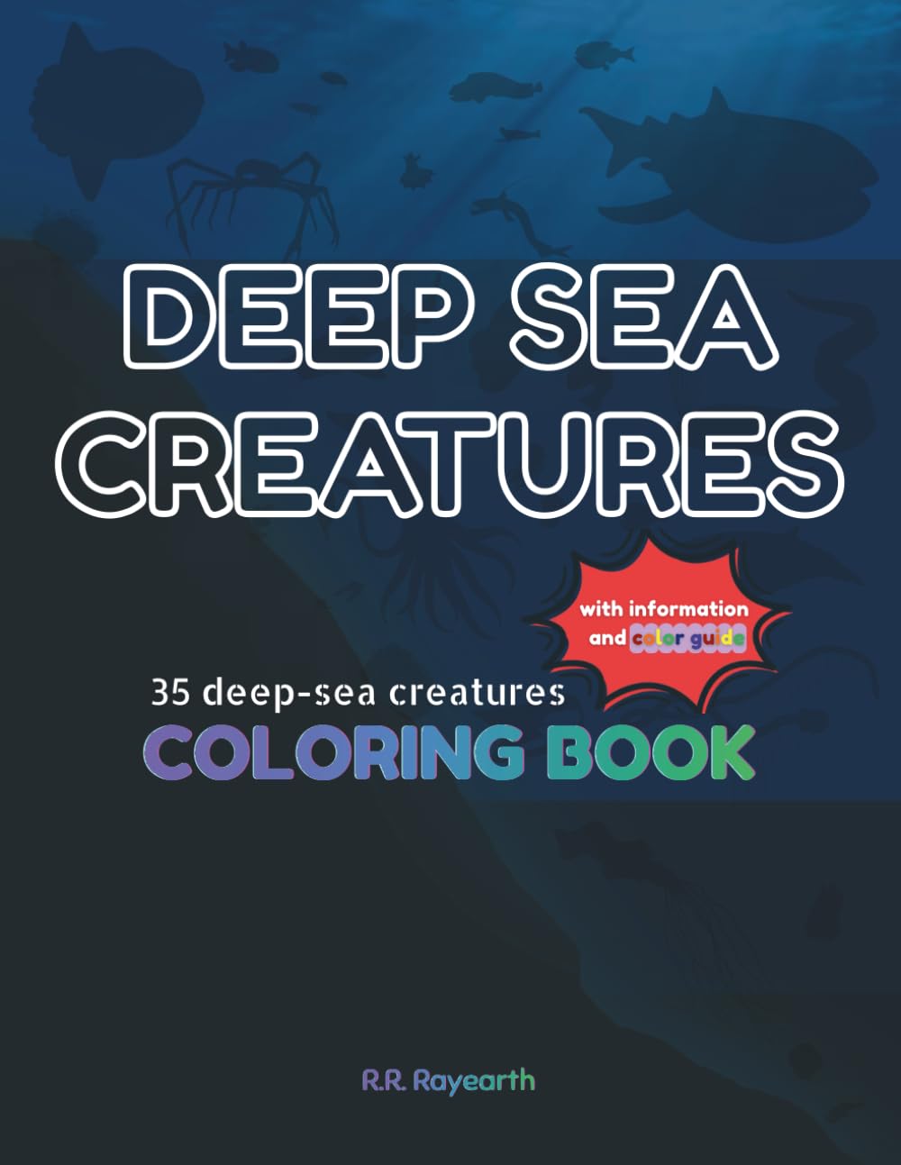 Deep-sea Creatures Coloring book