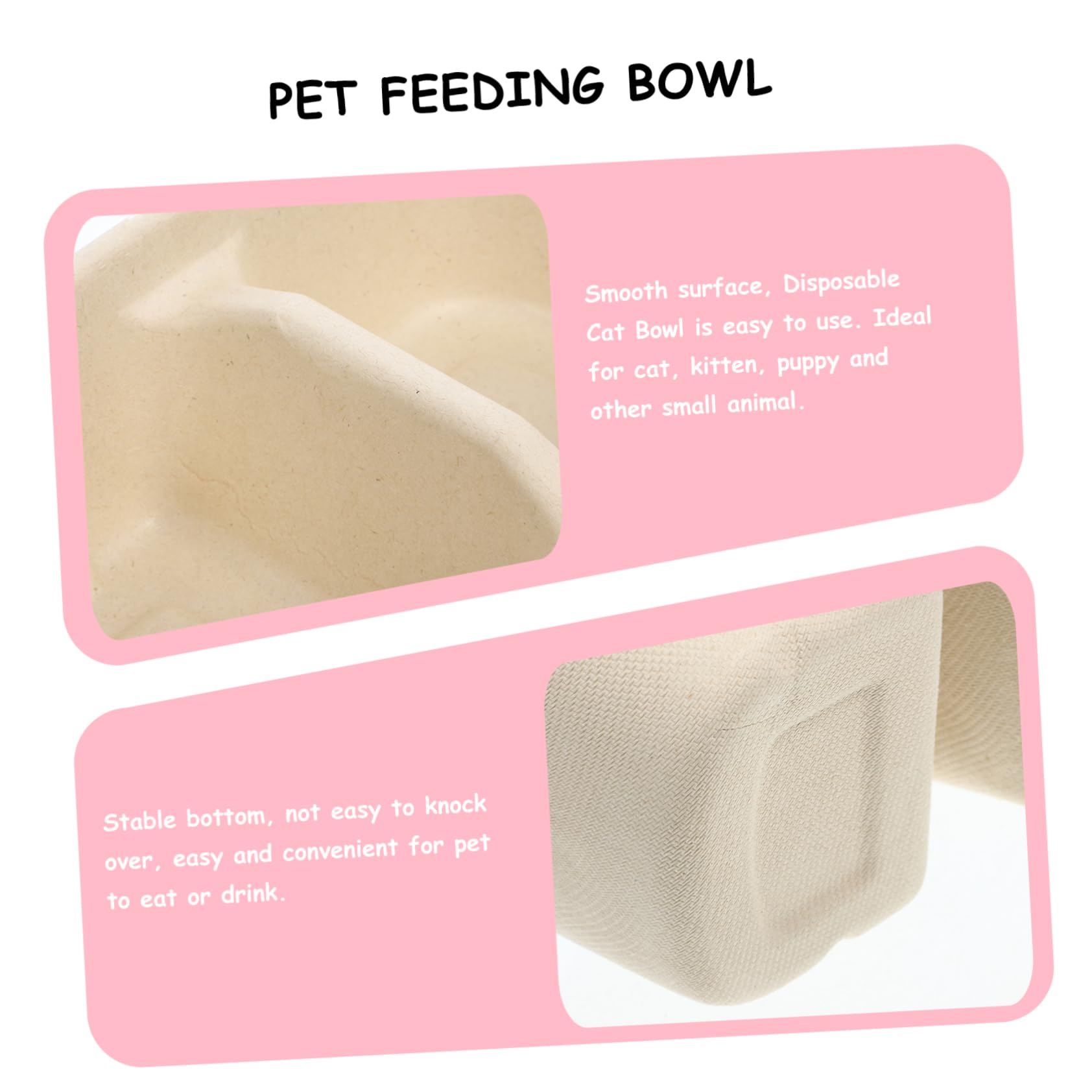 Mipcase Multi-Purpose Pet Bowl Disposable Dog Water Bowl Easy to Pet Feeding