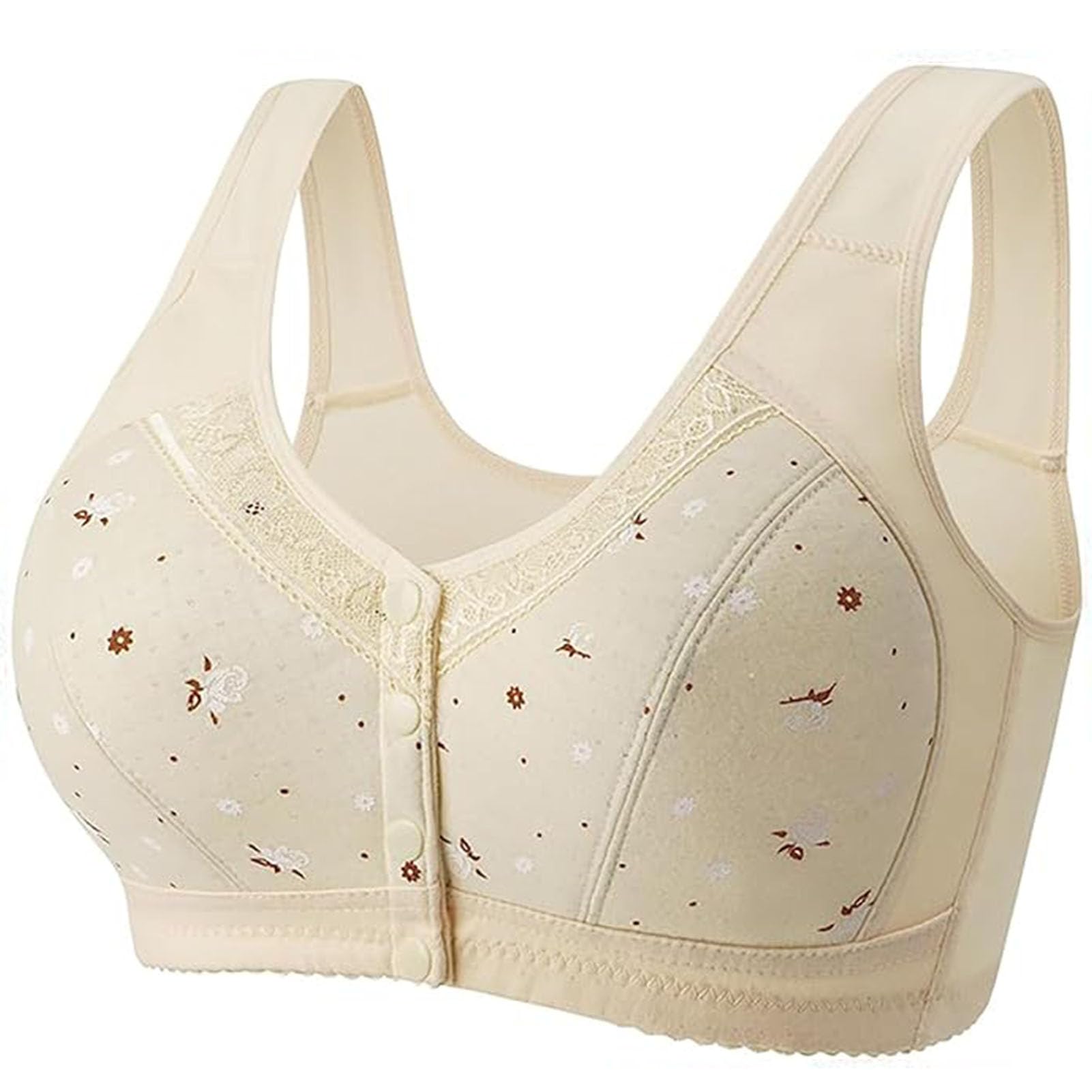 BatehifFront Closure Bra for Seniors,Goldies 5D Bra for Older Women Front Closure