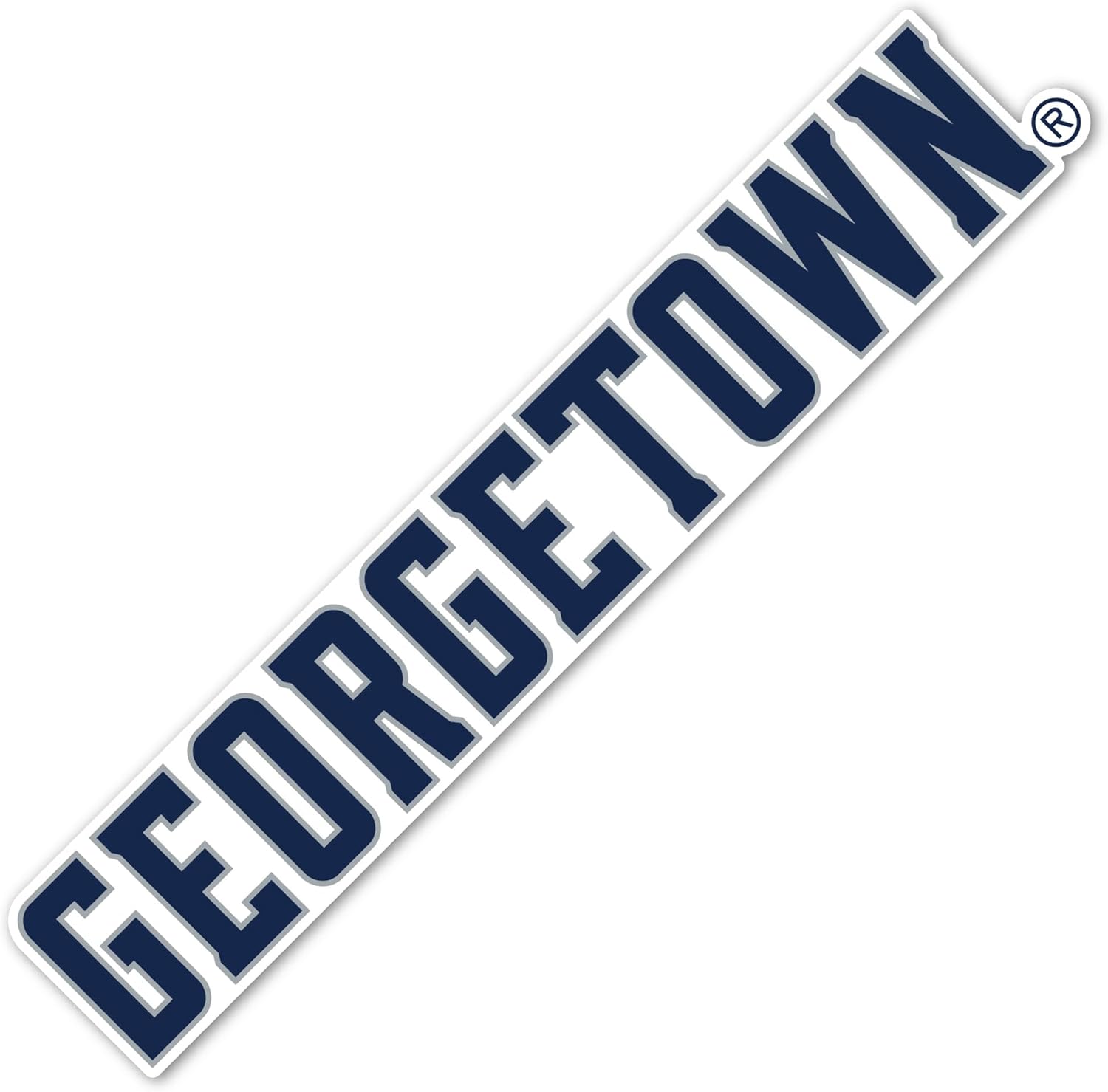 Desert Cactus Georgetown University Hoyas GU Vinyl Decal Laptop Water Bottle Car Scrapbook Sticker (IND B)