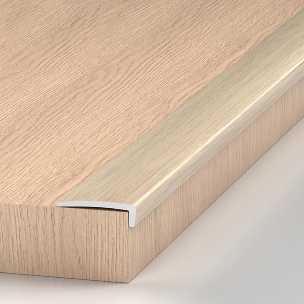 Antislip L-Shaped Stair Nose Molding, Anti-Slip Step Molding Strips, Stair Edge Protector for Corner Guard