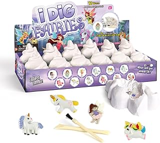 12-Pack Fairy and Unicorn Excavation Kit for Kids - Enchanted Magical Digging Adventure - Ideal Party Favors, Educational STEM Toys for Girls and Boys