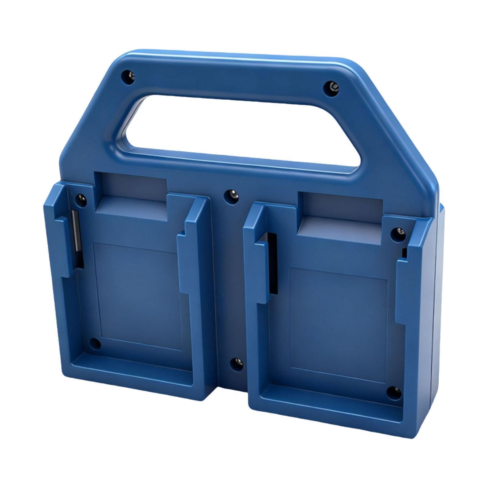 Amagogo Organisateur de Porte-Piles avec poignée, Accessoire d'espace de Travail, Support de Rangement pour Piles pour Atelier/Garage.