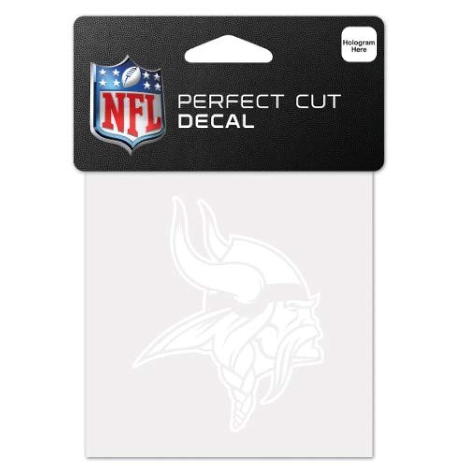 Autocollant Minnesota Vikings NFL blanc pour personnaliser votre voiture ou votre ordinateur de fan
