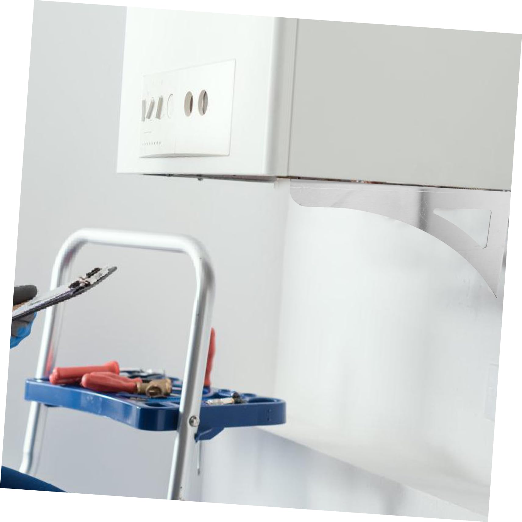Veemoon Soporte Instalación de Calentador para Pared Agua Electrico Instantaneo, Acero Inoxidable Rápida, para Baños Pequeños
