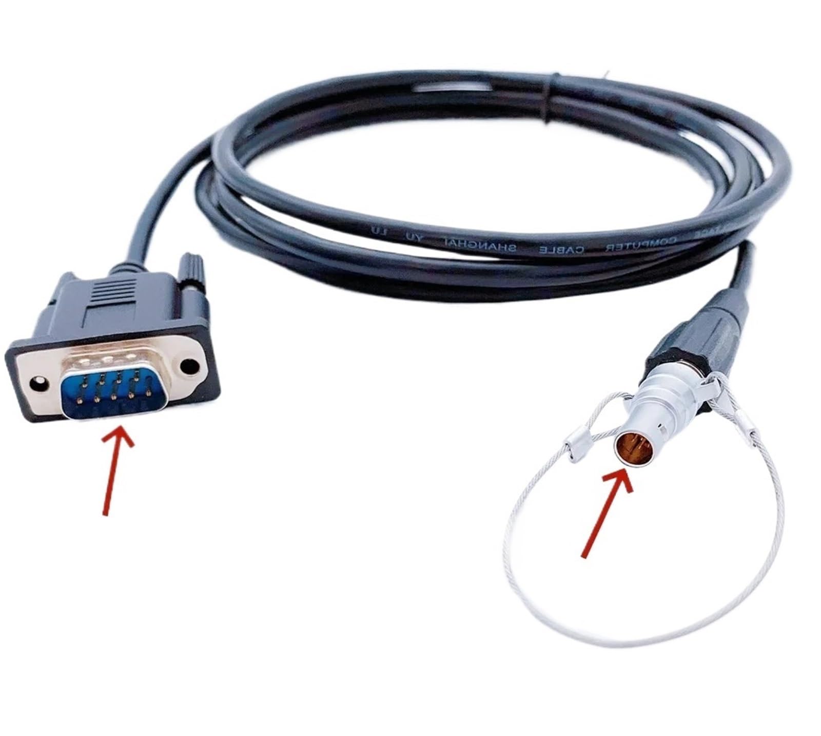 GNSS RTK Cable Applicable to EMLID GNSS GPS Compatible with RS3 / RS2/RS2+ / RS/RS+ Cable 2m with DB9(8m)