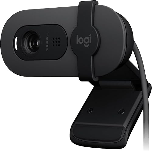 Logitech Brio 100,Full HD 1080p Webcam, Full HD-Webcam mit 1080p,Webcam Full HD 1080p