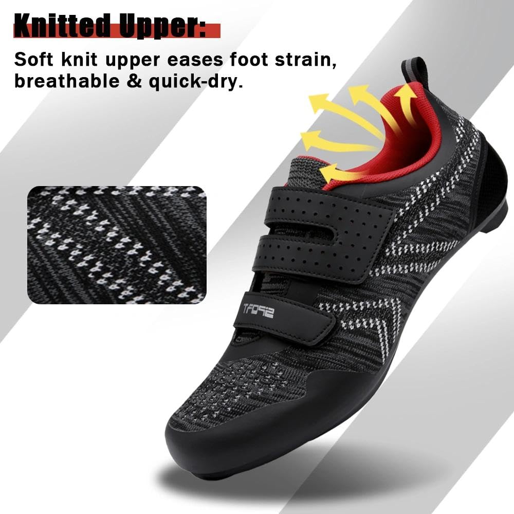 ULTIANT Radsportschuhe für Damen und Herren, kompatibel mit Peloton-Indoor-Radsportschuhen, Rennradschuhe mit Look SPD SL Delta-Cleats