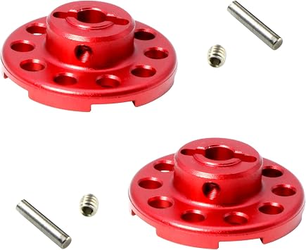 CW01 Aluminum Rear Wheel Hub Adapter, Red