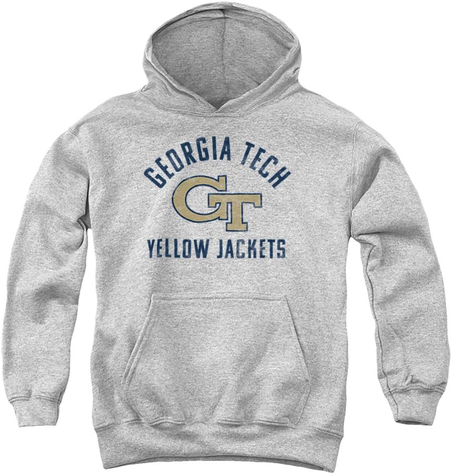 Georgia Tech Official Yellow Jackets Logo Youth Kids Boy/Girls Pull-Over Hoodie Sweatshirt