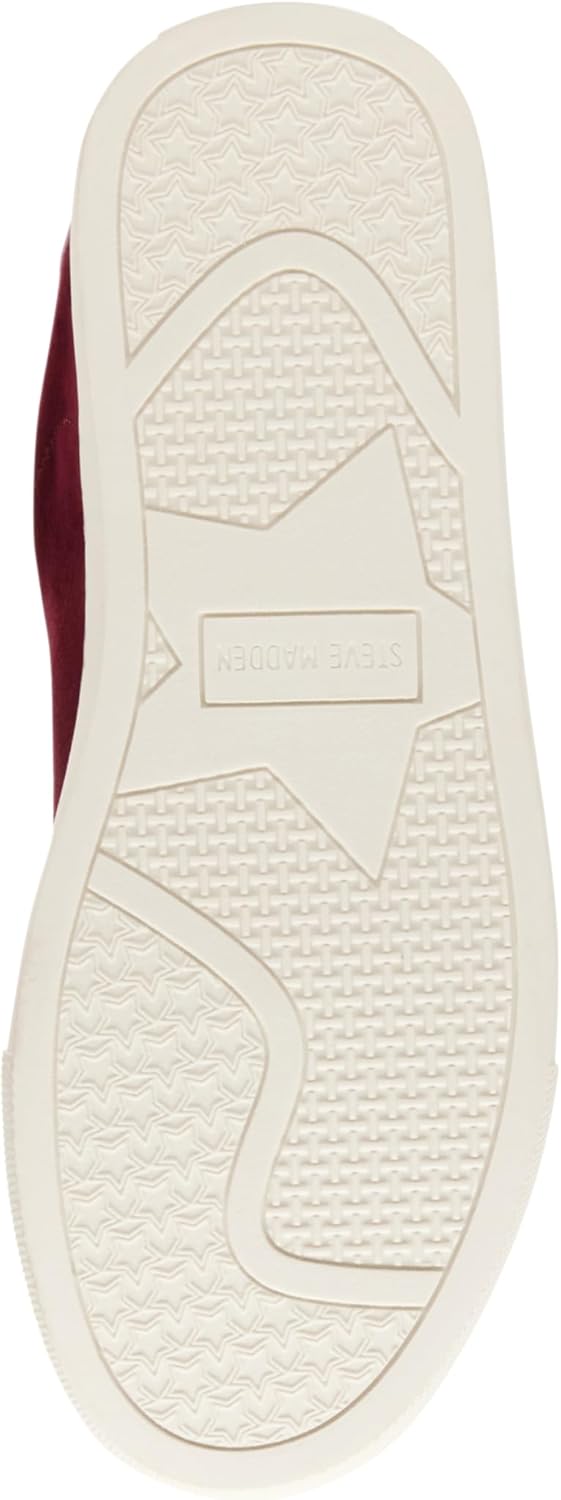 Steve Madden Girl's Rezume Sneaker, Burgundy, 10 - Image 4