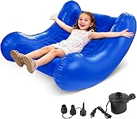 TOGGLOO Sensory Rocker Chair for Kids ADHD Autism - 42x42x38 Inflatable Pod Rocking Chair w/ Electric Pump