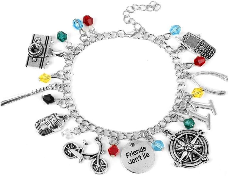 Bamos Charm Bracelet - Friends Merchandise TV Show Costume Jewelry Gifts for Women