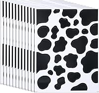 Vista 1 de Honbay 12 hojas de calcomanías autoadhesivas con estampado de vaca, calcomanías decorativas de puntos negros para decoración de fiestas temáticas