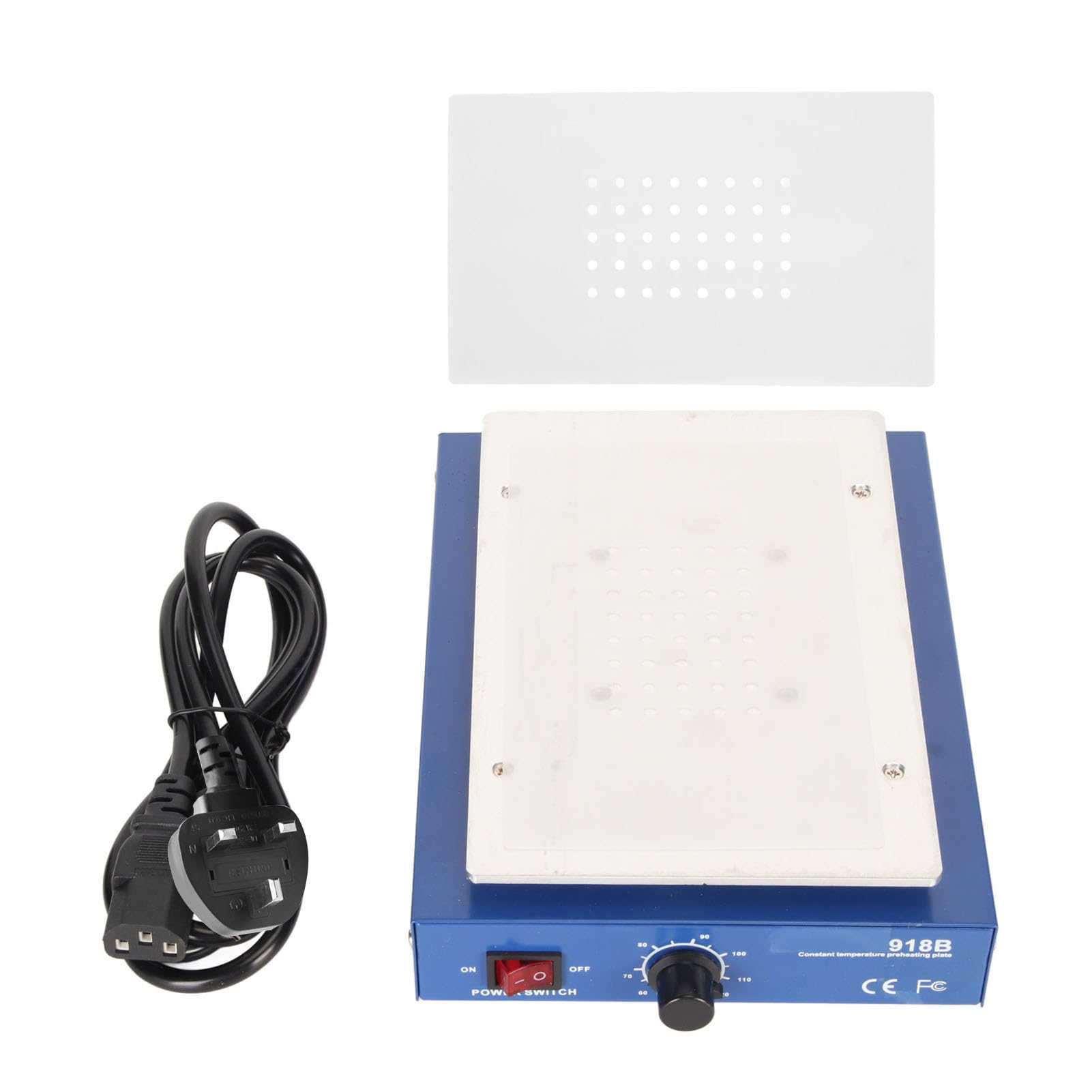 450W Estación de Precalentamiento, Placa Calentadora de Soldadura, Temperatura Constante 60-120℃ Placa Calentadora Eléctrica Precalienta la Máquina Separadora de (Enchufe UE 200