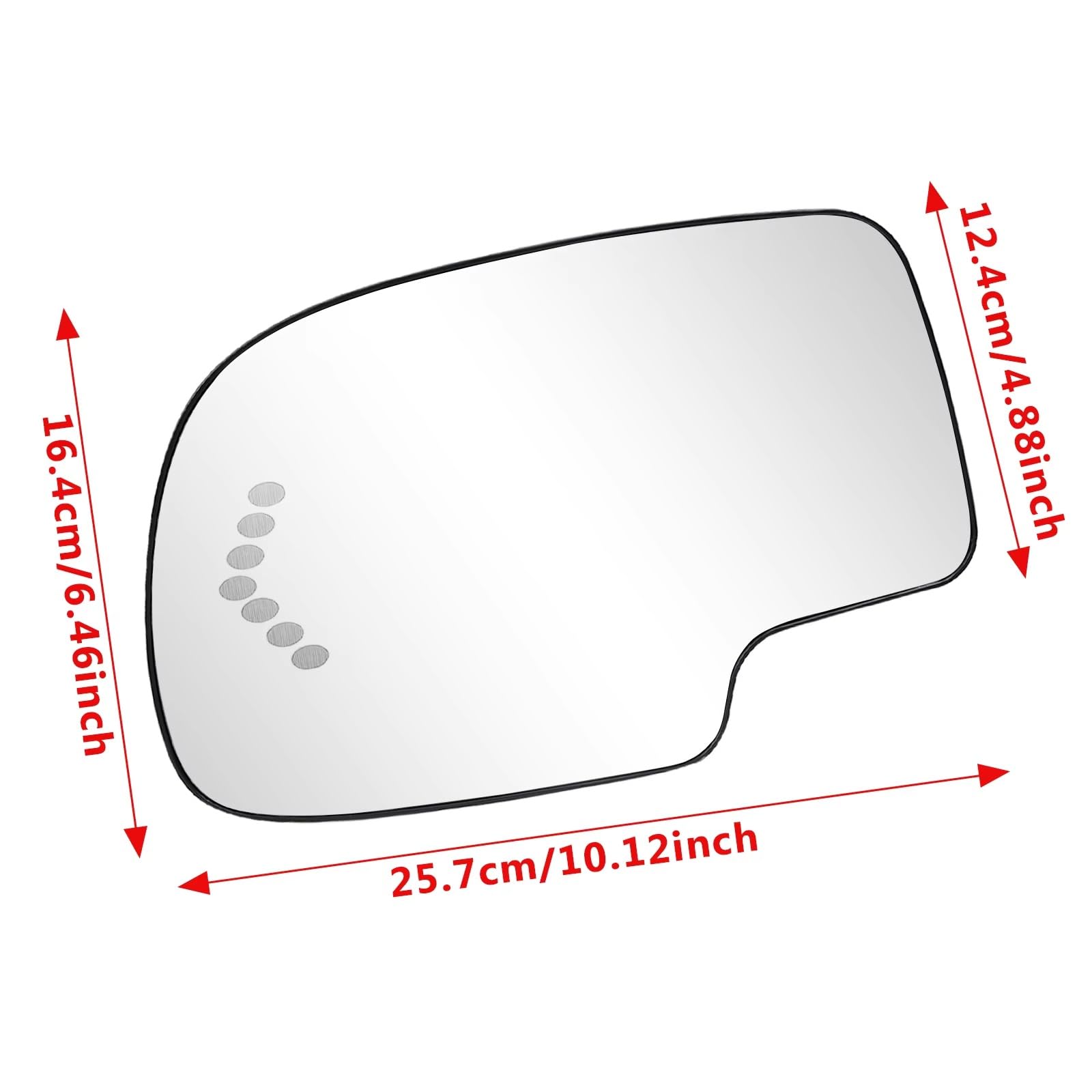 Vetro Retrovisore Per Chevy Per Silverado 2003-2006 Vetro Retrovisore | Vetro specchietto laterale riscaldato 88944391 88944392(Pair)