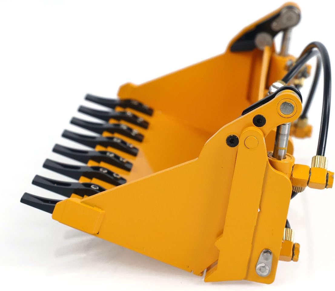 LESU Metal Openable Bucket for 1/14 RC Hydraulic Loader AOUE MCL8 AT1050 Model Hobby Grade Model Parts
