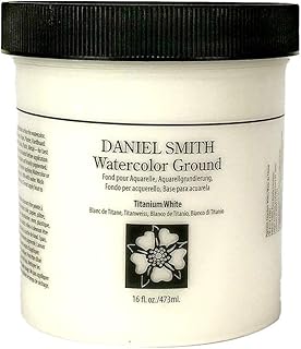 DANIEL SMITH Pote aquarela de 473 ml, branco titânio, 284055001, bege