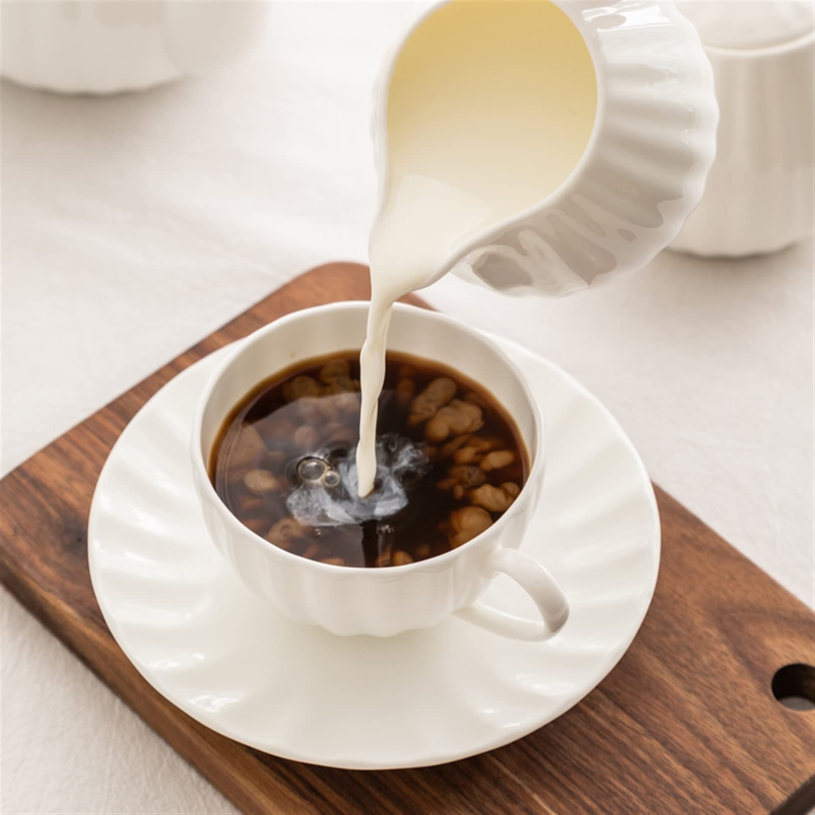 Dzbanek Do Herbaty Z Zaparzaczem Styl Czajniczka Domowy Dzbanek Do Kawy Z Porcelany Kostnej Ceramiczny Duży Pojedynczy Dzbanek Kwiatowy Dzbanek Do Herbaty Czaj,One Color