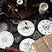 Meooeck 24 Pieces Crystal Pendulums Bulk Set Pendulum Board and Dowsing Pendants Divination Tools Wooden Communication Board for Beginners Witchcraft Altar Supplies, White and Black