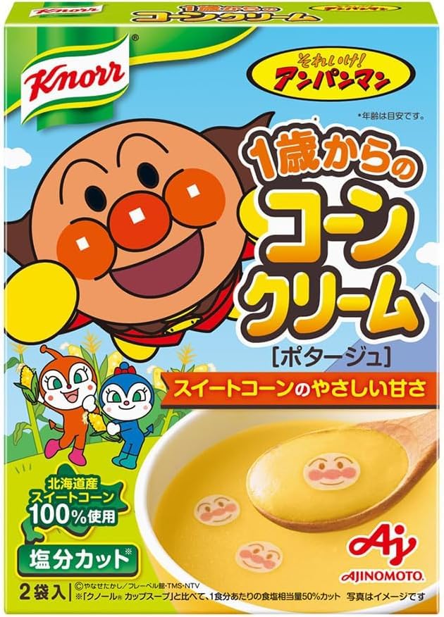 Amazon | 味の素 クノール アンパンマンスープ 1歳からのコーン