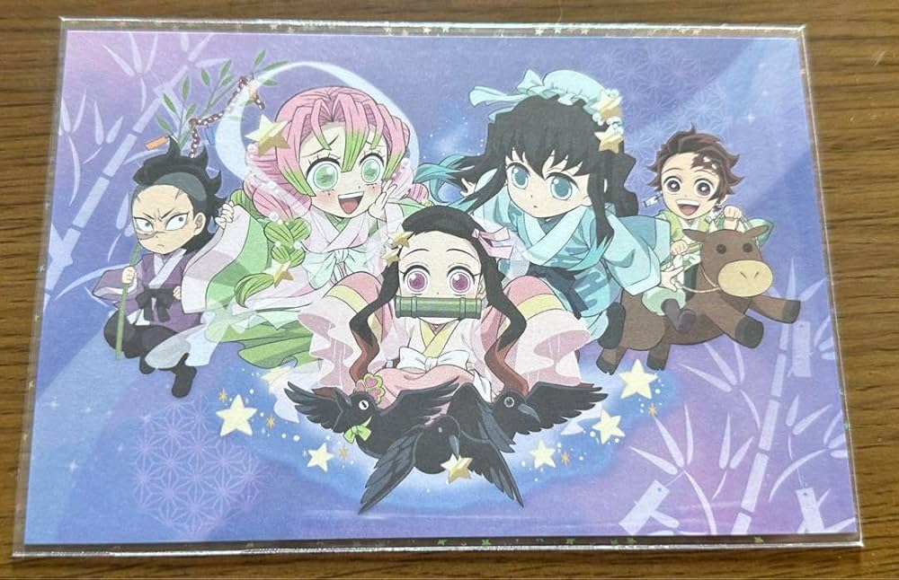 Amazon.co.jp: 鬼滅 七夕 ポストカード 時透無一郎 甘露寺蜜璃