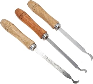 3pcs Stainless Steel Range Hood Scraper Tools Set for Kitchen Cleaning Sturdy Scraping Tool Ergonomic Handle for Appliances and Exhaust Hoods