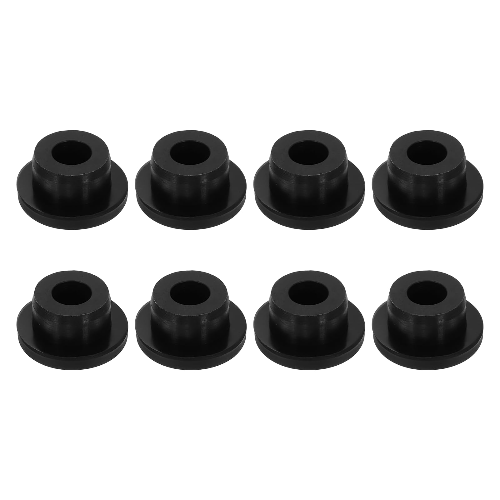 sourcing map 8 Pcs Black Plug Holes, Waterproof Rubber Button Plug for 19mm / 0.7" Hole Bottles Pipes End Caps Round Sealing Plugs Flexible Rubber Stoppers