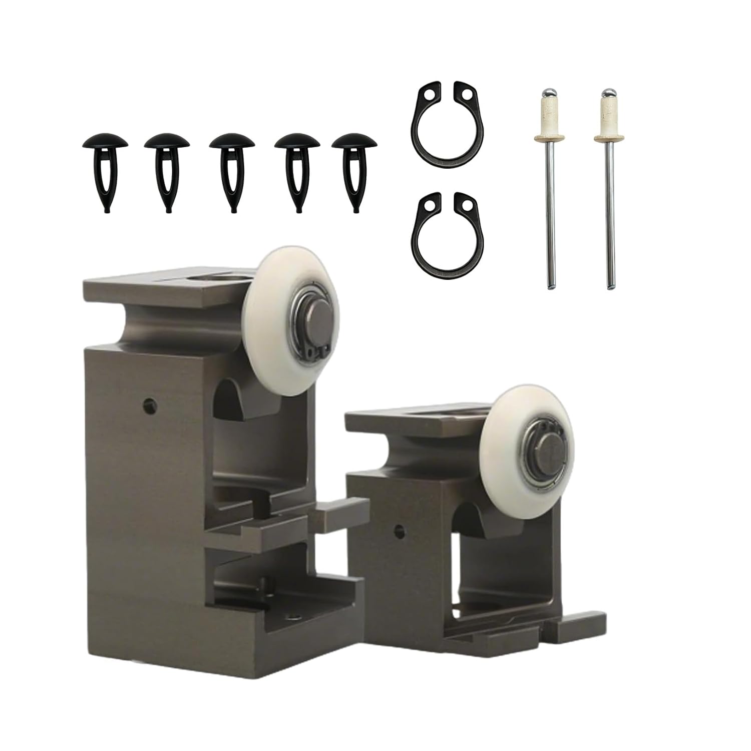 379060 Standard Bearing Block Kit with Roller for in-Wall Slide-Outs on RvIncludes Upper and Lower Blocks Rivets Exact-Match Component Replace OE 379060