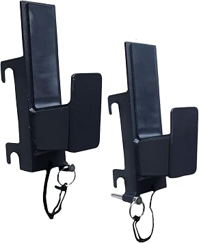 STEADY Half Rack 22-Step x 5.5cm Height Adjustment 13cm Barbell Holder Weight Capacity 350kg Power Rack Pull-Up Bar Bench Press Hanging Health Equipment Squat Muscle Training Equipment ST146-B