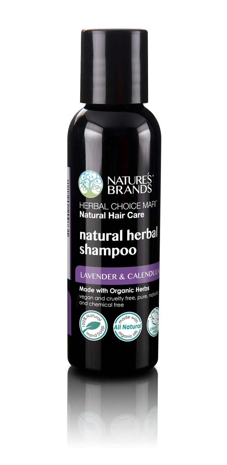 Natural Shampoo by Herbal Choice Mari (Sweet Orange & Cranberry, 16 Fl Oz Bottle) - Made with Organic Ingredients - No Toxic Synthetic Chemicals image 2
