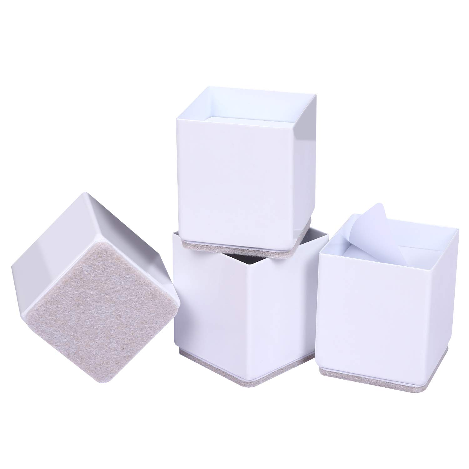 Buy Ezprotekt 2 Inch Square Bed Risers HeavyDuty Furniture Risers