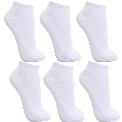 Kit 12 Pares Meias Soquete Unissex Cano Curto Respirável Antiodor Algodão Poliéster Elastano Tamanho 36-42 Esportes Academia Trabalho Lazer Preto Branco ou Misto