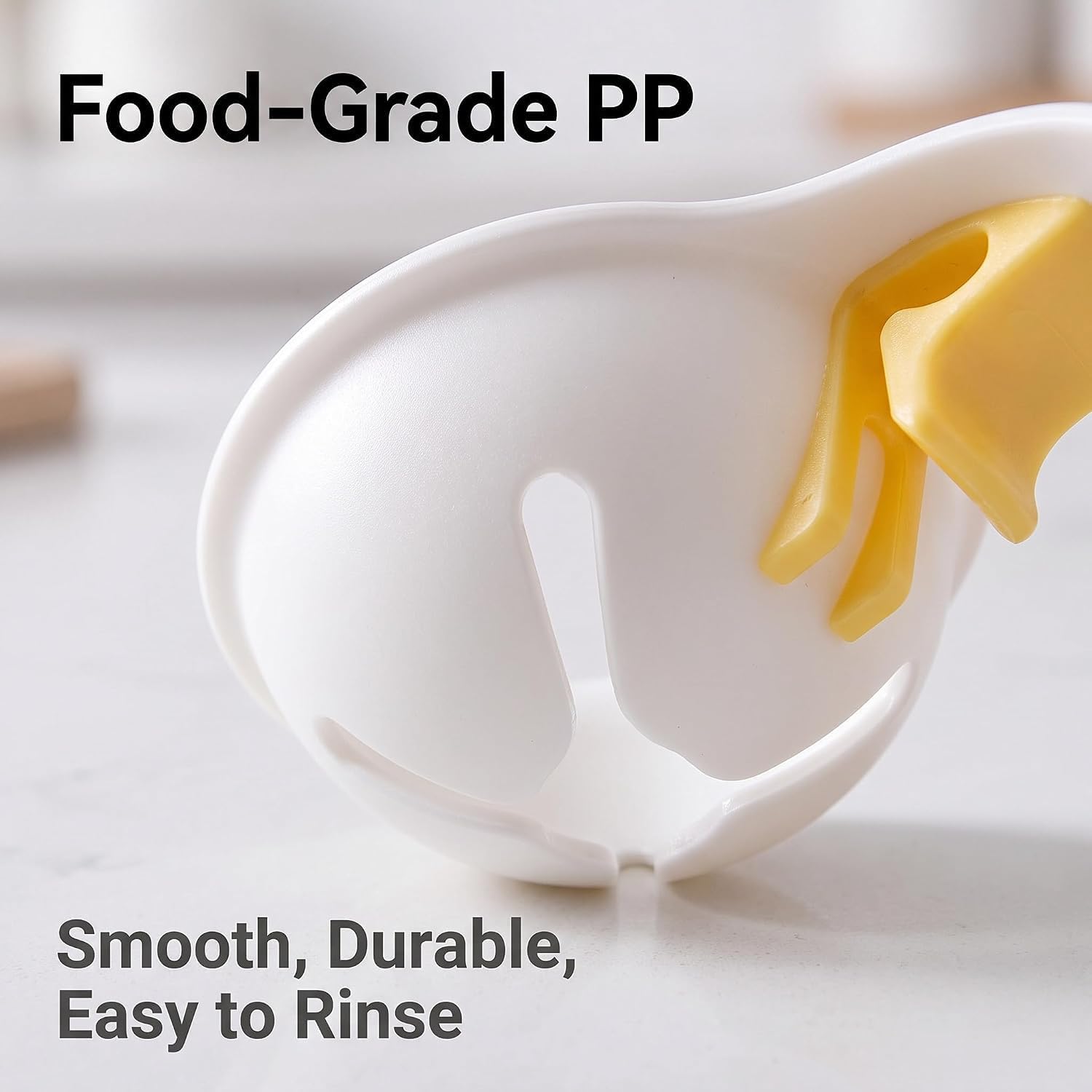 Egg Yolk Separator, for Baking Cakes Egg Separator for Raw Eggs,Plastic Egg Separator Egg Yolk White Filter,Bowl-Clip Egg White and Yolk Separator Strainer,Kitchen Gadget Cooking Specialty Tools