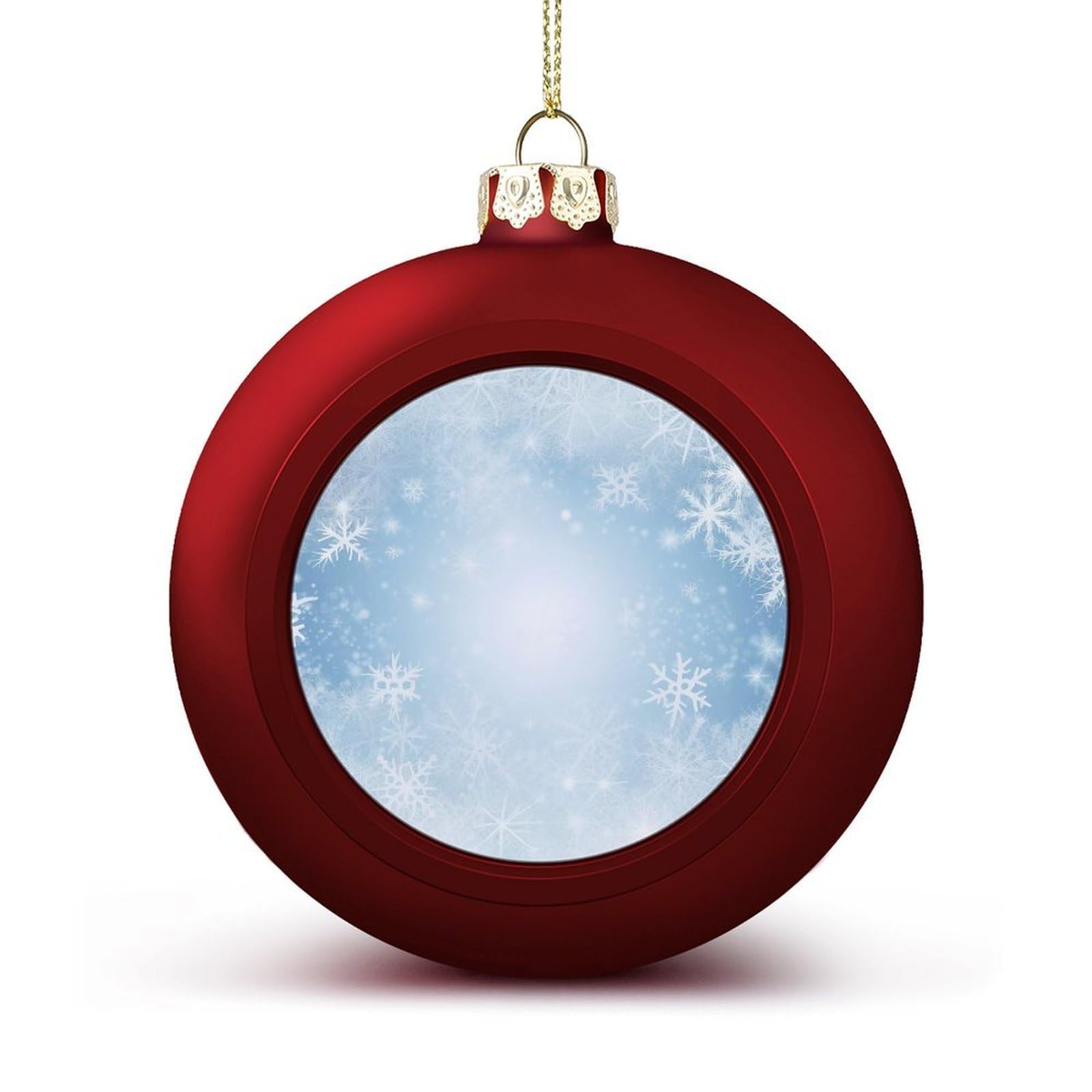 White Snow Christmas Balls Ornaments for Xmas Christmas Tree 1.6" Hanging Shatterproof Xmas Balls Hanging Decor Pendants for Holiday Party Outdoor Indoor DIY Craft Supplies