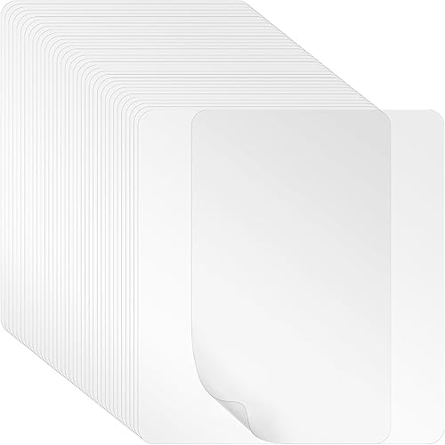 Miniatura 1 de Fasmov Paquete de 36 manteles individuales de plástico transparente, manteles individuales de plástico resistentes al calor, manteles individuales