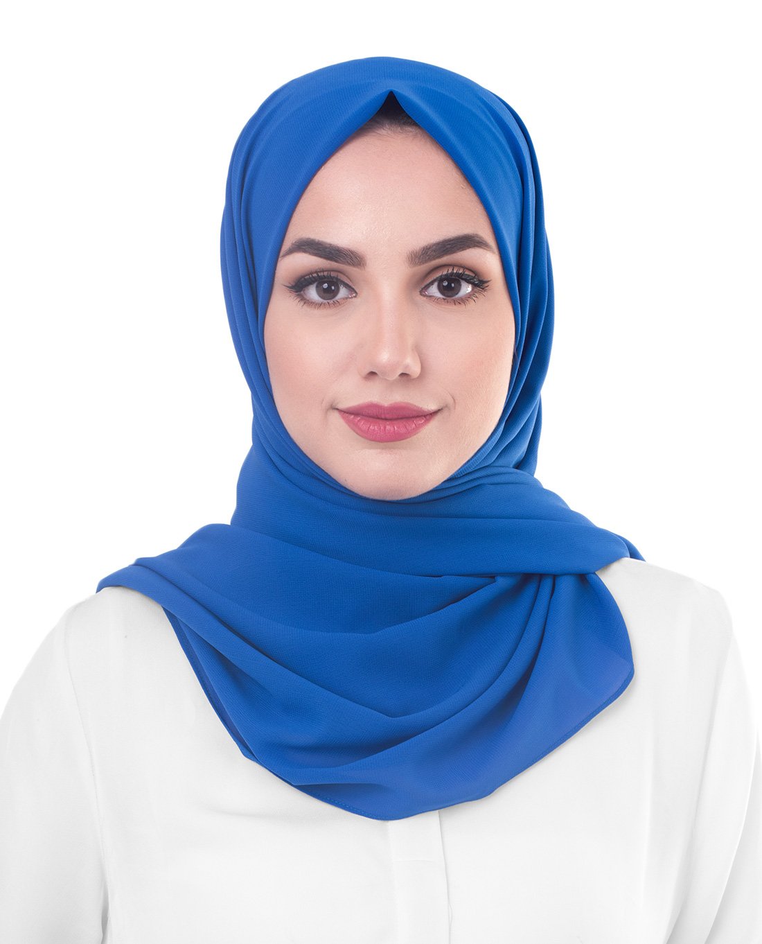 InEssence� Princess Blue Poly Georgette Scarf Women Girls Wrap Medium Size Hijab-image-10