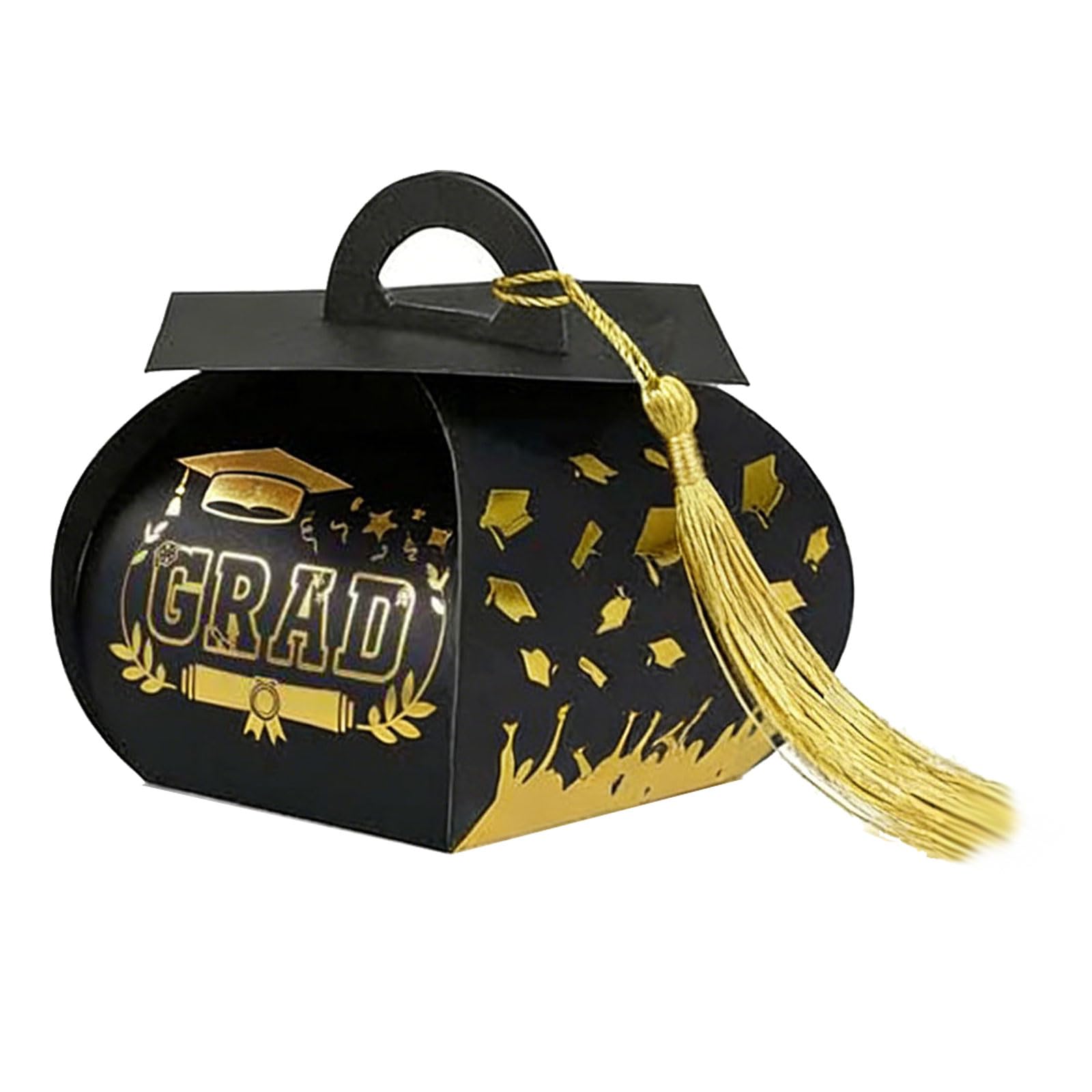 OSNIYAW Graduation Cap Gift Box for Diplomas and Accessories Sturdy Paper Present Container with Spacious Interior Tradition Graduation Cap Box