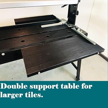 FORESTWEST 683, 10-Inche Wet Tile Saw with Stand, 50inches Cutting Length with Foldable Legs