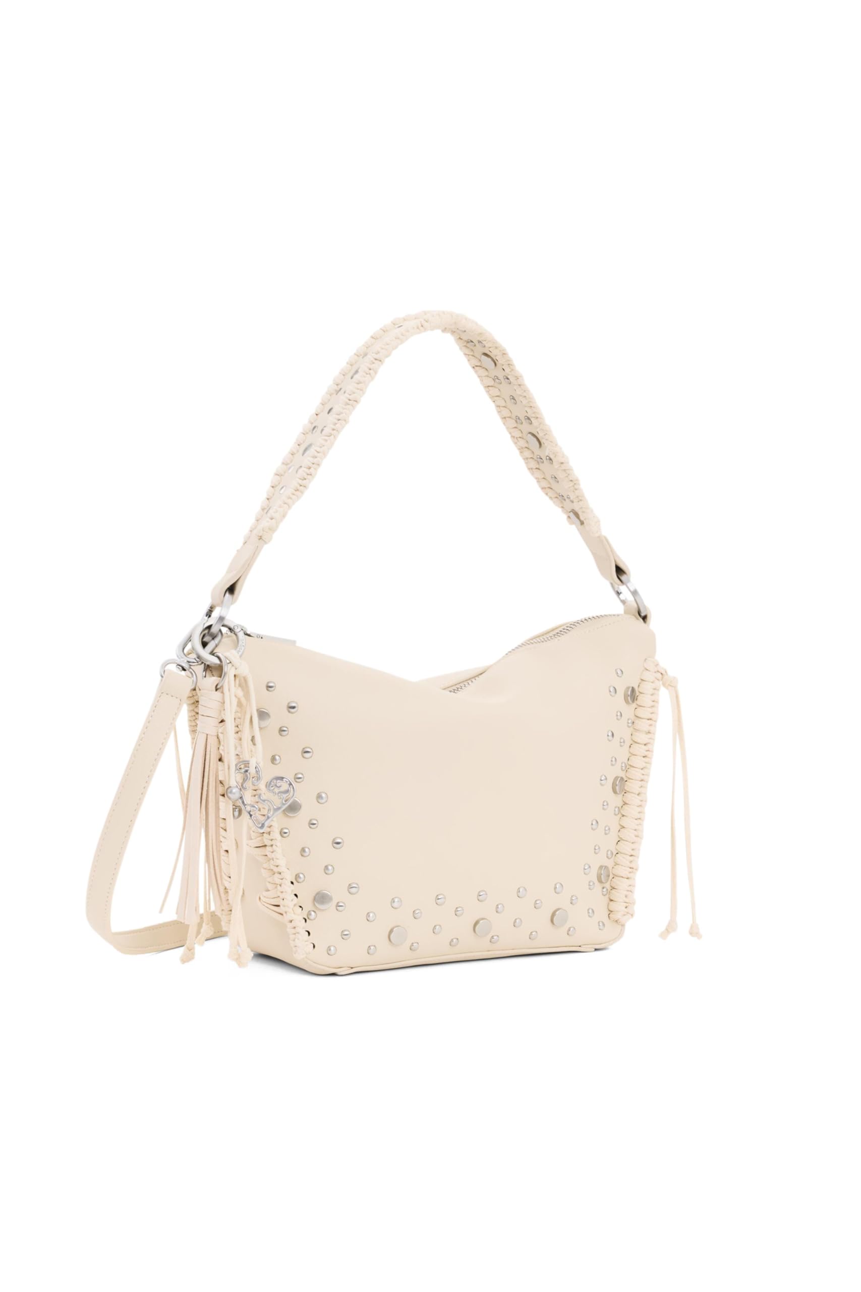 Desigual borsa a tracolla Gallium Munich Across Body Bag Beige Crude avorio