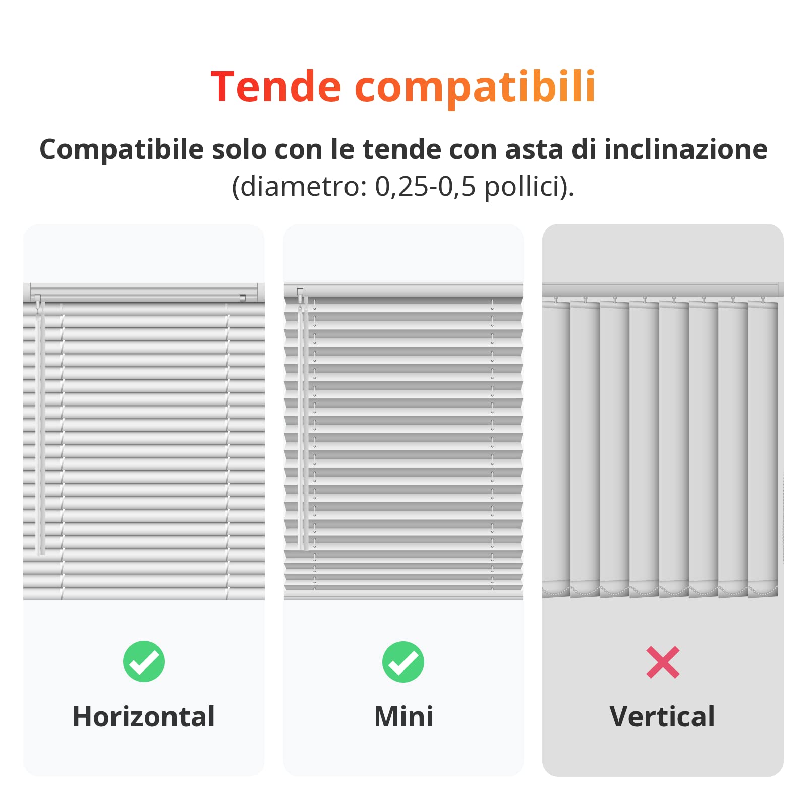 SwitchBot Blind Tilt - Tapparelle elettriche intelligenti con telecomando Bluetooth, alimentazione solare, rilevamento della luce, aggiungi SwitchBot per compatibilità con Alexa e Google Home