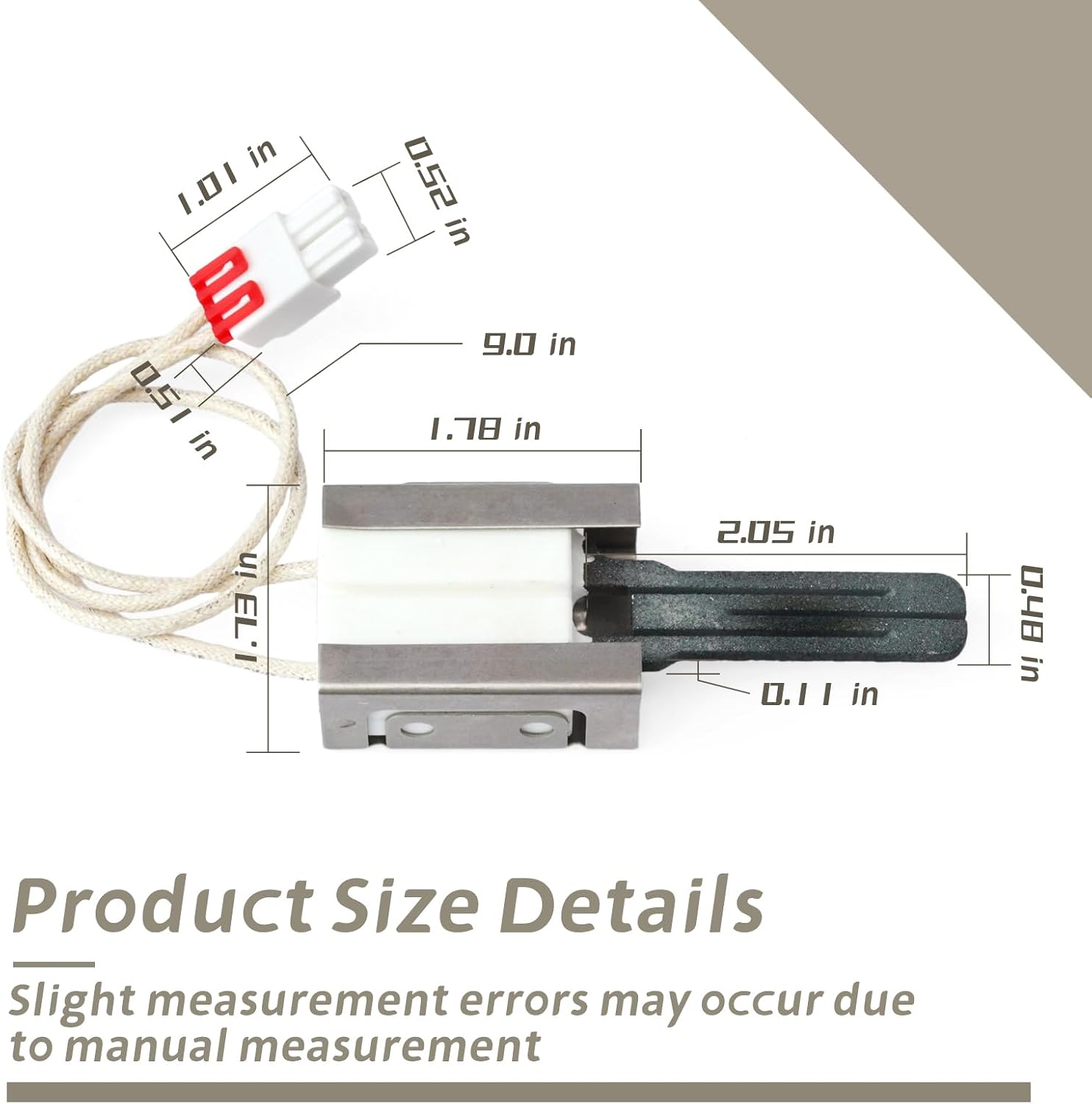 LSGL6335F Gas Oven Igniters Compatible with LG LSG4511ST LSG4513BD LSG4513ST LSGL5831F LSGL5833F LSGL6337F LSGS6338F LTG4715ST SKSDR360GS SKSDR480GS SKSDR480SIS SKSGR480GS, Range Oven Ignitors