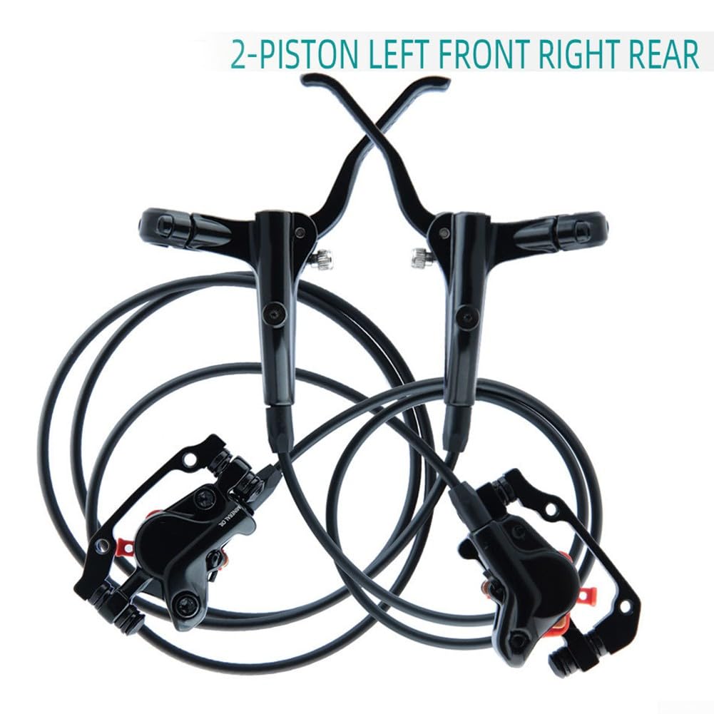 Kit Freni Disco Bicicletta - Pinze E Rotori 160mm In Lega Alluminio, Per Anteriore E Posteriore - Foto 3