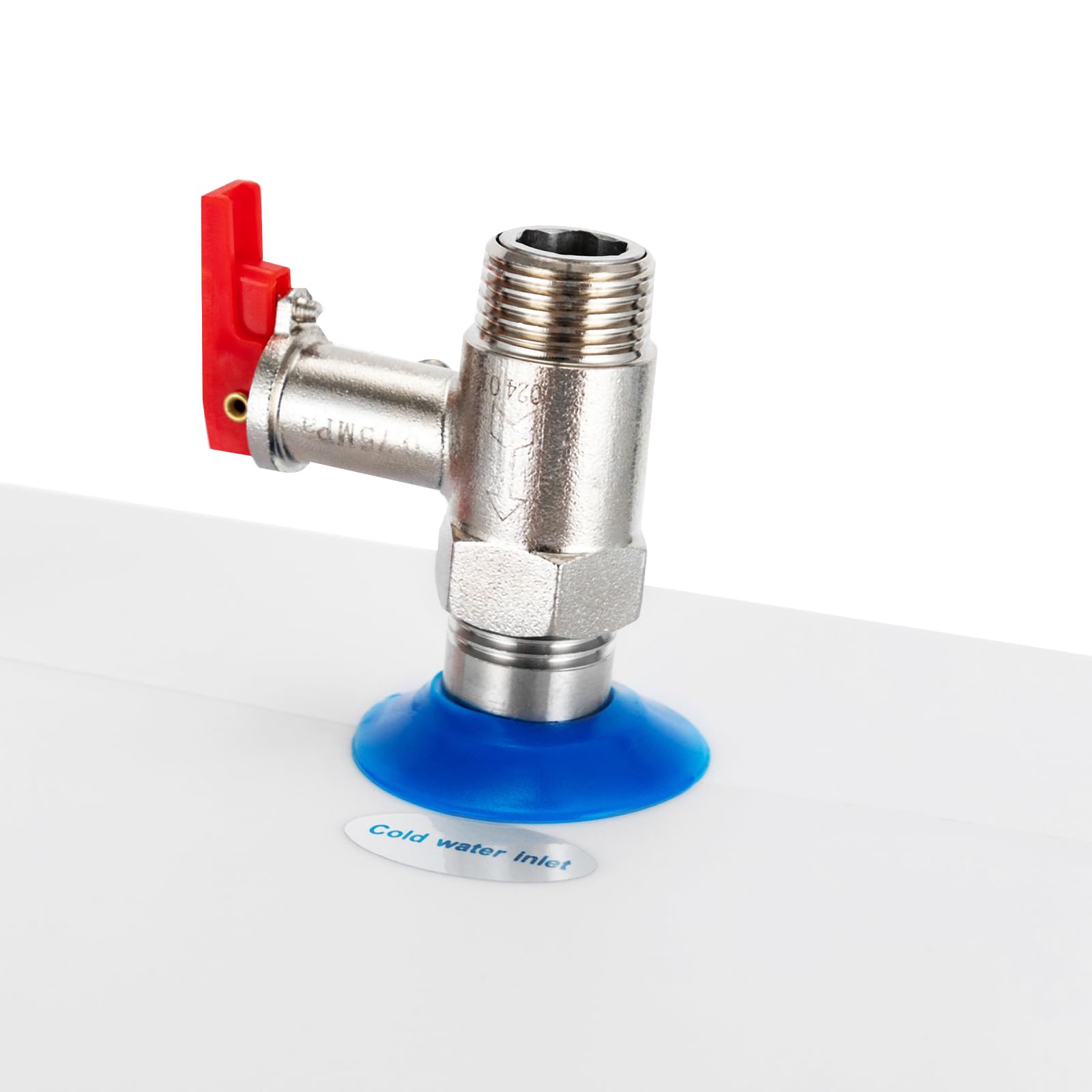 Serbatoio dell'acqua calda resistente alla pressione da 6 litri, 1500 W, serbatoio di stoccaggio sotto il lavello, caldaia elettrica, temperatura 0-65 ℃ regolabile, piccola caldaia