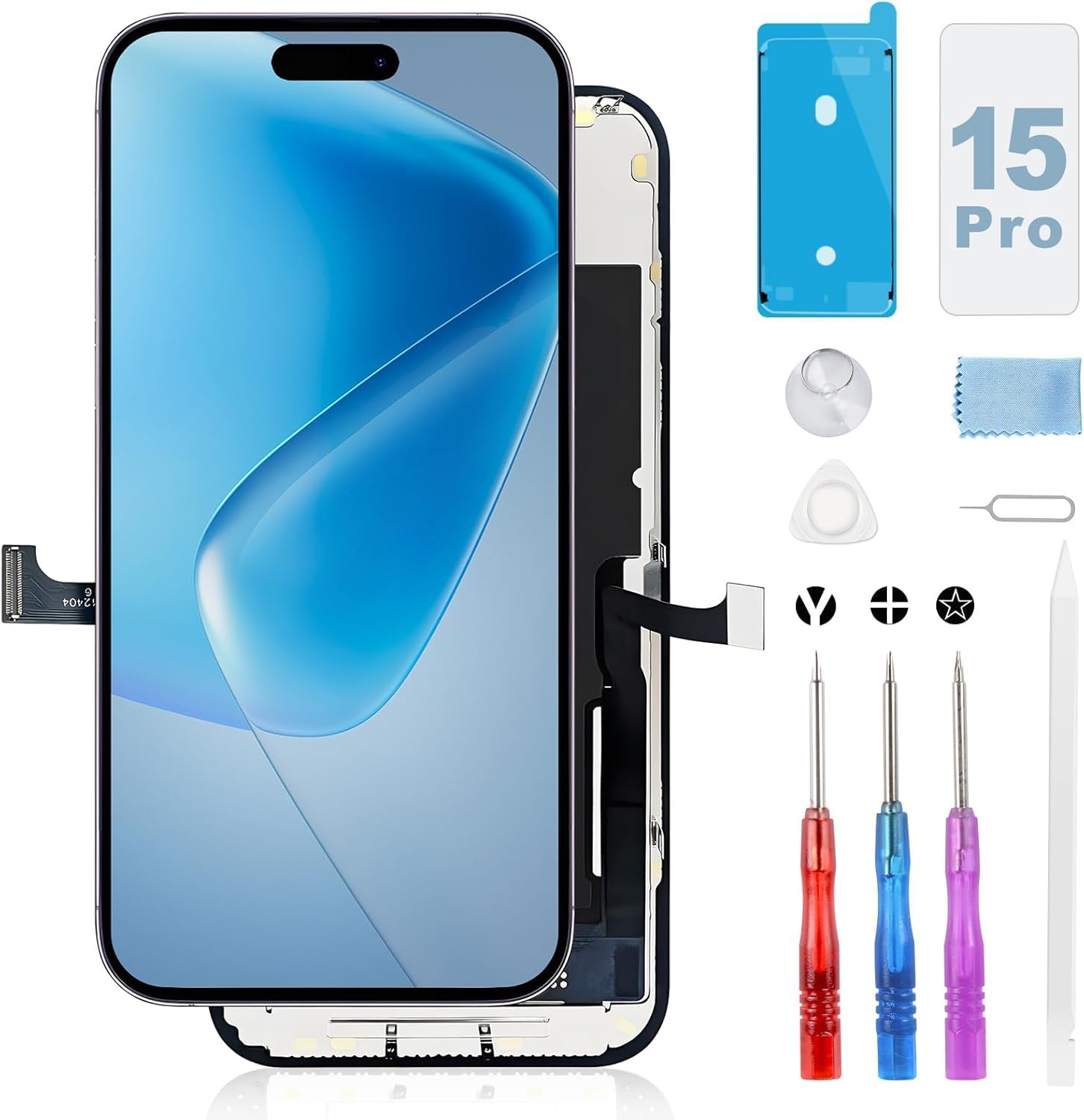 iPhone15Pro 液晶パネル iPhone15Pro 画面タッチパネル 純正品 Amazon.co.jp: 液晶パネル