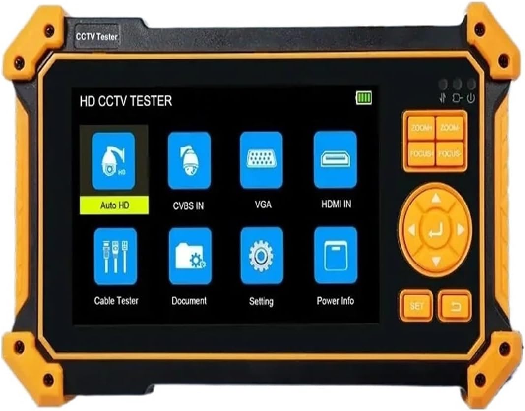 4K CCTV Camera Tester 8MP AHD CVI TVI CVBS IP Camera Tester HD Display Video Monitor 5.4 Inch IPS Touch Screen IPC Tester Tool Multi-functions(HD-3200 Plus)