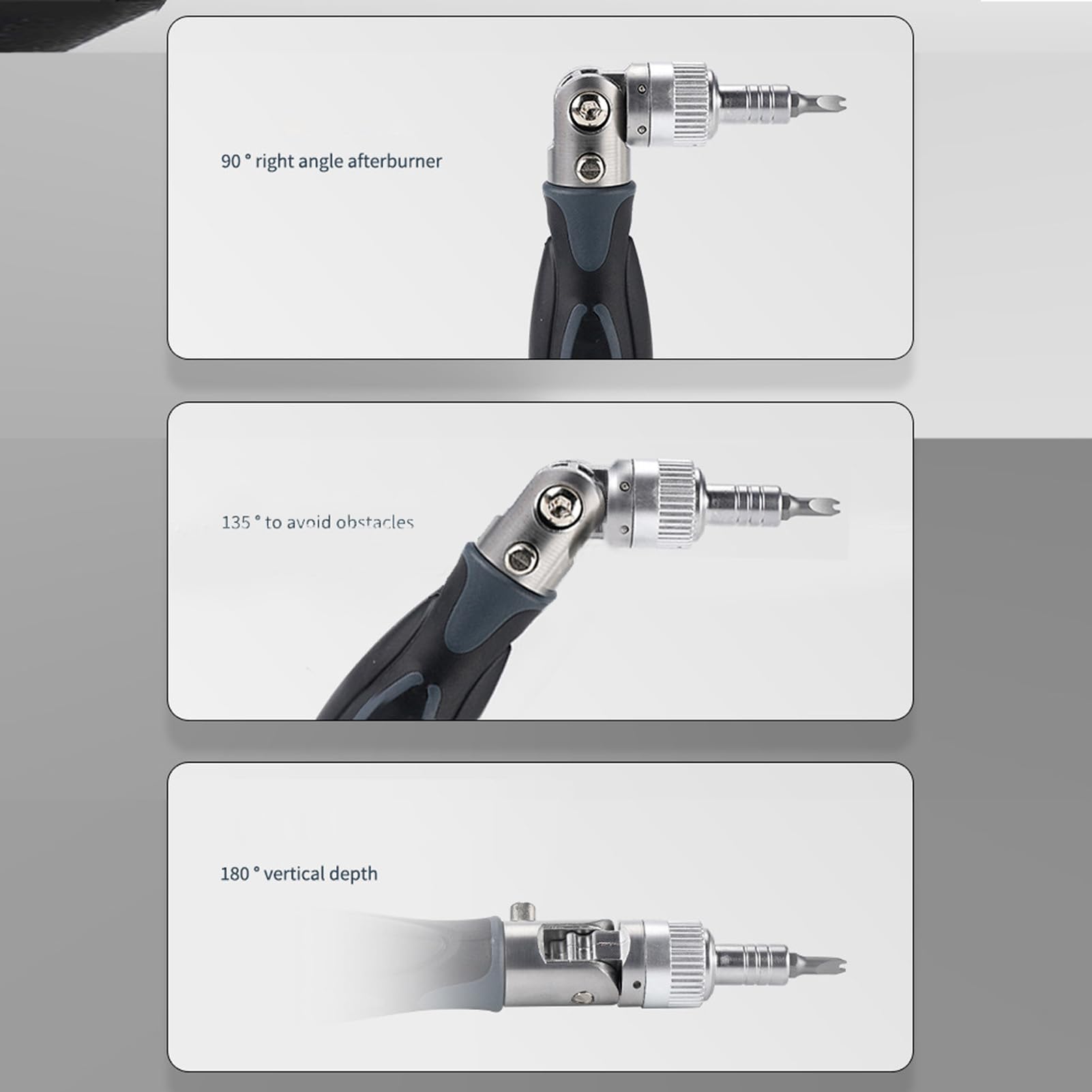 Set 18 Cacciaviti Professionali In Acciaio Al Cromo Vanadio E Manici Soft Grip TOTAL HT250618 - Https - Foto 8