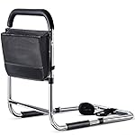 Medical king Bed Assist Rail Without Legs Bed Assist Rails for Seniors ASTM Approved Bed Assist bar with Storage Pocket Easy to get in or Out of Bed Safely with Floor Support