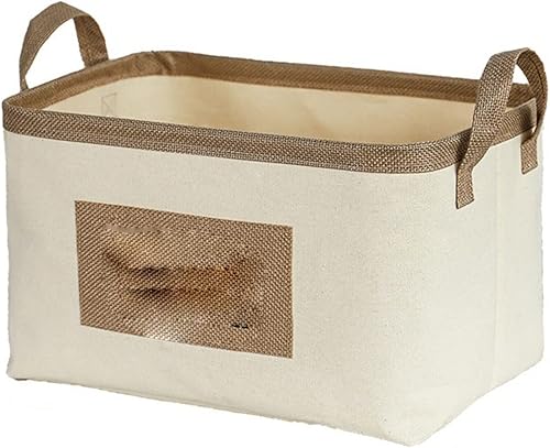 JINBAR Laundrybasket Folding Laundry Basket Large Thickened Clothes Storage Box Storage Bag Waterproof Wardrobe Cabinet Family Storage (Size S)